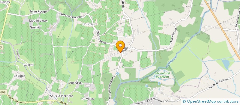 localisation de l'entreprise MONSIEUR REMI COUILLANDREAU  GAURIAC