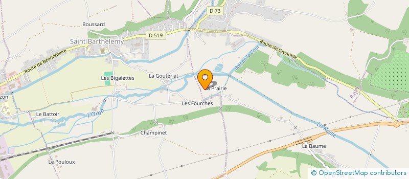 localisation de l'entreprise MONSIEUR REMI COULANGE à BEAUFORT