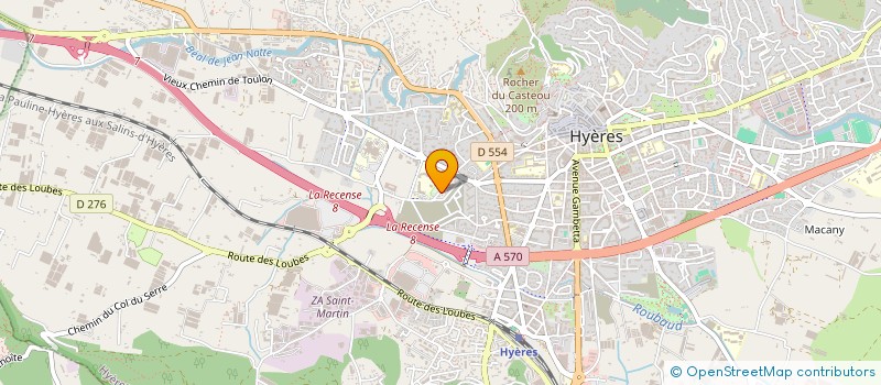 localisation de l'entreprise MONSIEUR REMI COURTHAUDON à HYERES