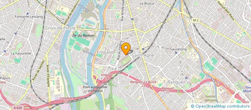 localisation de l'entreprise MONSIEUR REMI COURTHIEU  TOULOUSE