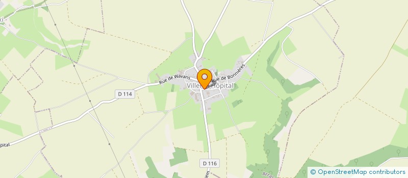 localisation de l'entreprise MONSIEUR REMI COURTIN  VILLERS-L'HOPITAL