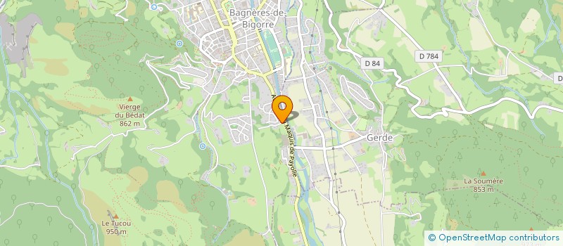 localisation de l'entreprise MONSIEUR REMI COUTOUX  BAGNERES-DE-BIGORRE