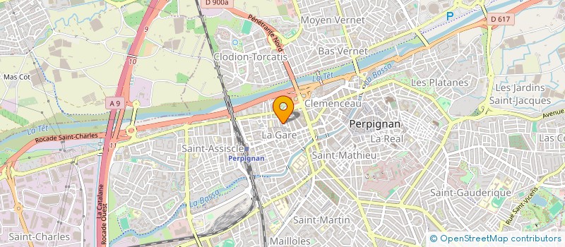 localisation de l'entreprise MONSIEUR REMI CROS  PERPIGNAN