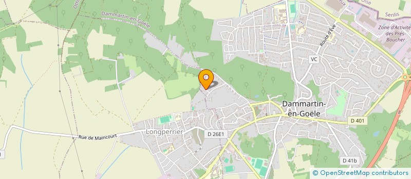 localisation de l'entreprise MONSIEUR REMI CRUZEL  DAMMARTIN-EN-GOELE