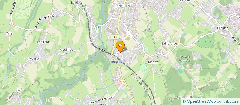localisation de l'entreprise MONSIEUR REMI D'ANGEST  REIGNIER-ESERY