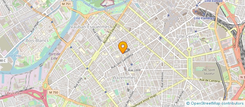 localisation de l'entreprise MONSIEUR REMI D HONDT à LILLE