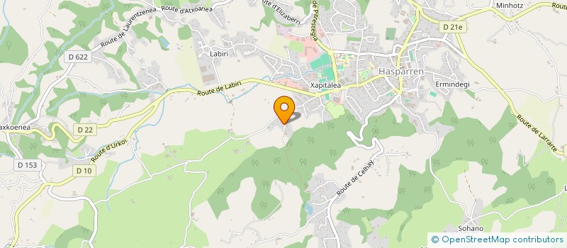 localisation de l'entreprise MONSIEUR REMI DA SILVA  HASPARREN