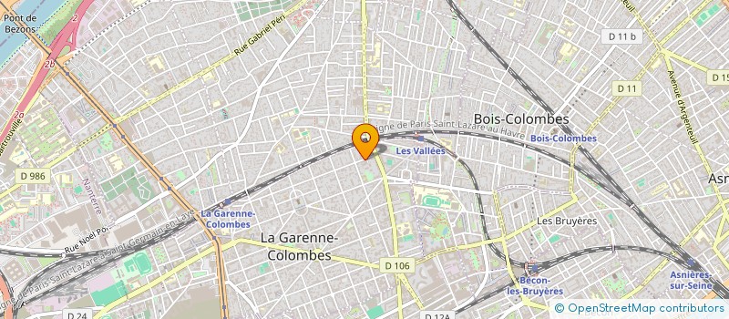 localisation de l'entreprise MONSIEUR REMI DAPREMONT à LA GARENNE-COLOMBES