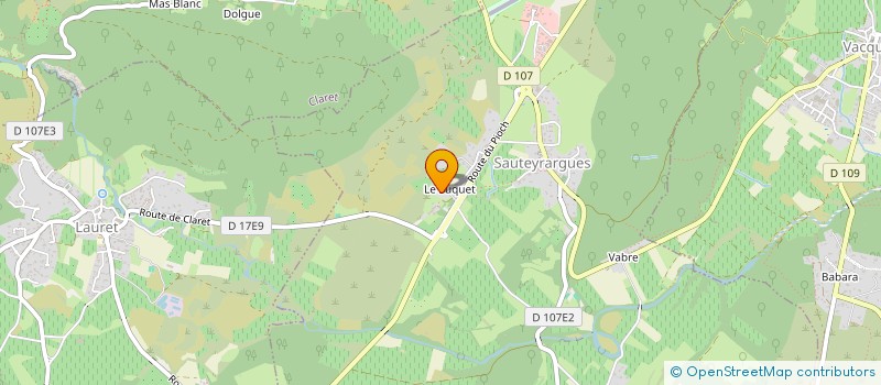 localisation de l'entreprise MONSIEUR REMI DARGAUD  SAUTEYRARGUES