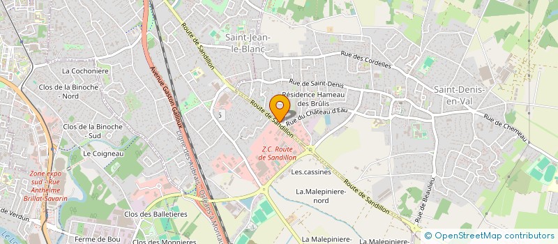 localisation de l'entreprise MONSIEUR REMI DAUPHANT à SAINT-DENIS-EN-VAL