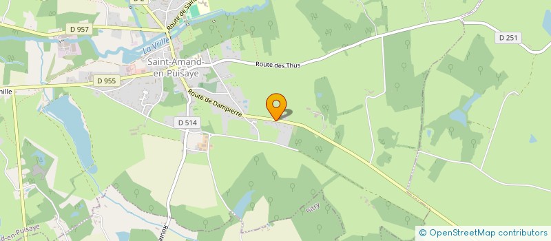 localisation de l'entreprise MONSIEUR REMI DAUVISSAT  SAINT-AMAND-EN-PUISAYE