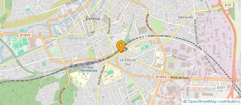 localisation de l'entreprise MONSIEUR REMI DE CONINCK à EVREUX