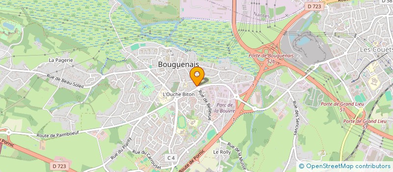 localisation de l'entreprise MONSIEUR REMI DE MARGUERYE  BOUGUENAIS