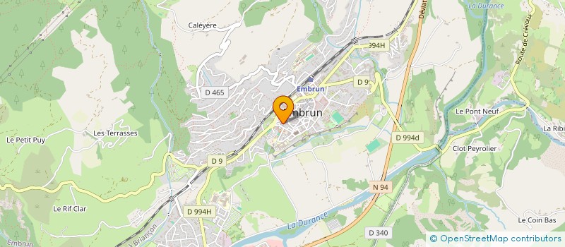 localisation de l'entreprise MONSIEUR REMI DE NARDO à EMBRUN