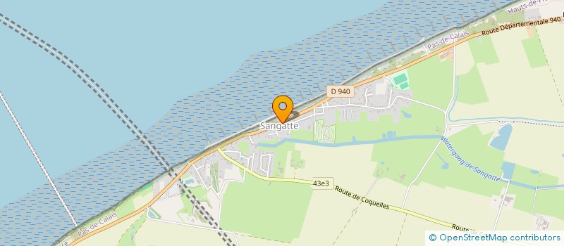 localisation de l'entreprise MONSIEUR REMI DEBEVER  SANGATTE