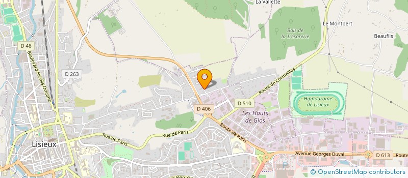 localisation de l'entreprise MONSIEUR REMI DEGLOS  LISIEUX