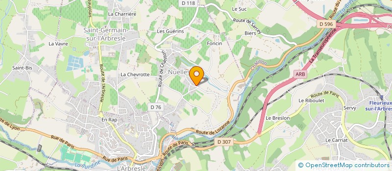 localisation de l'entreprise MONSIEUR REMI DELAYE  TARARE