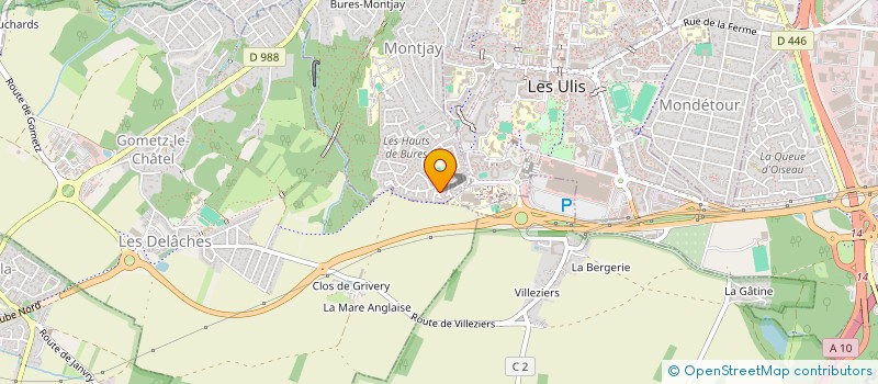 localisation de l'entreprise MONSIEUR REMI DELETRAIN  BURES-SUR-YVETTE