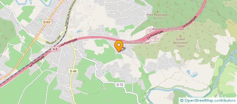 localisation de l'entreprise MONSIEUR REMI DEMONT  VIDAUBAN