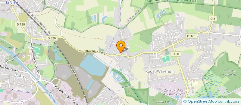 localisation de l'entreprise MONSIEUR REMI DEREGNAUCOURT  ROOST-WARENDIN