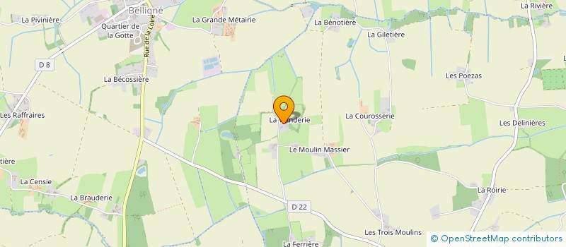 localisation de l'entreprise MONSIEUR REMI DEROUET  LOIREAUXENCE