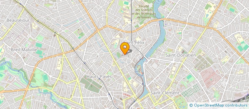 localisation de l'entreprise MONSIEUR REMI DEROURE à NANTES