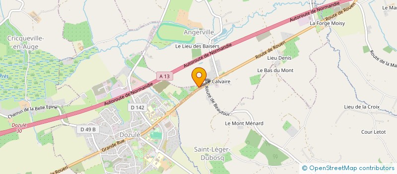 localisation de l'entreprise MONSIEUR REMI DESLOGES  DOZULE