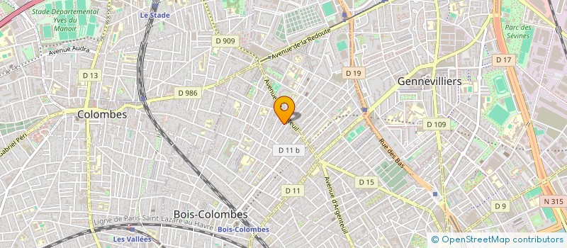 localisation de l'entreprise MONSIEUR REMI DESMICHELS à BOIS-COLOMBES