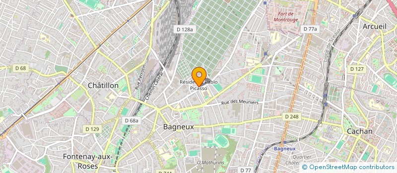 localisation de l'entreprise MONSIEUR REMI DEVAUX à BAGNEUX