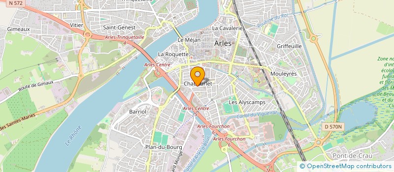 localisation de l'entreprise MONSIEUR REMI DHUEZ à ARLES