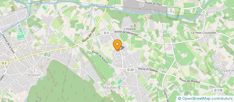 localisation de l'entreprise MONSIEUR REMI DI PIAZZA  MAUBEC