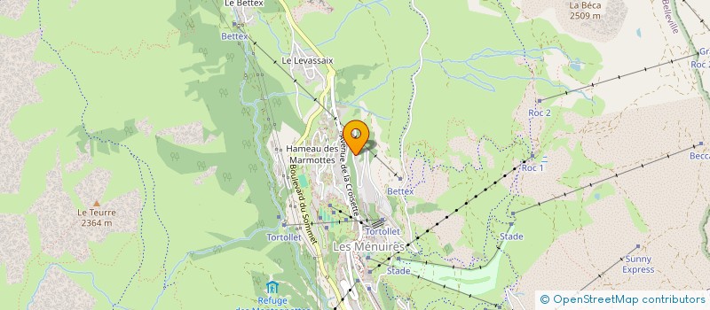 localisation de l'entreprise MONSIEUR REMI DIANA  LES BELLEVILLE