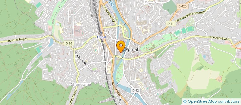 localisation de l'entreprise MONSIEUR REMI DIDIERLAURENT à EPINAL