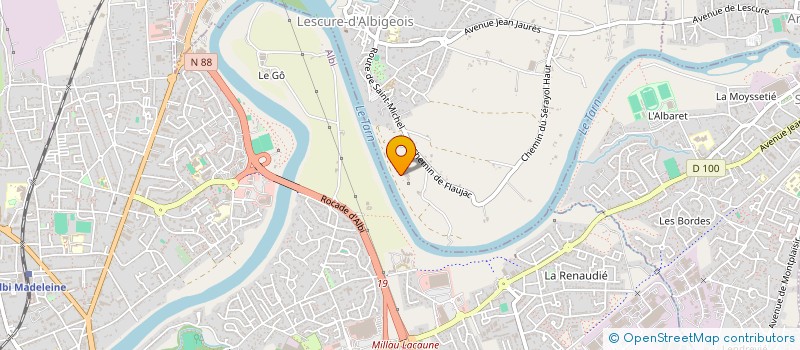 localisation de l'entreprise MONSIEUR REMI DOAT  LESCURE-D'ALBIGEOIS