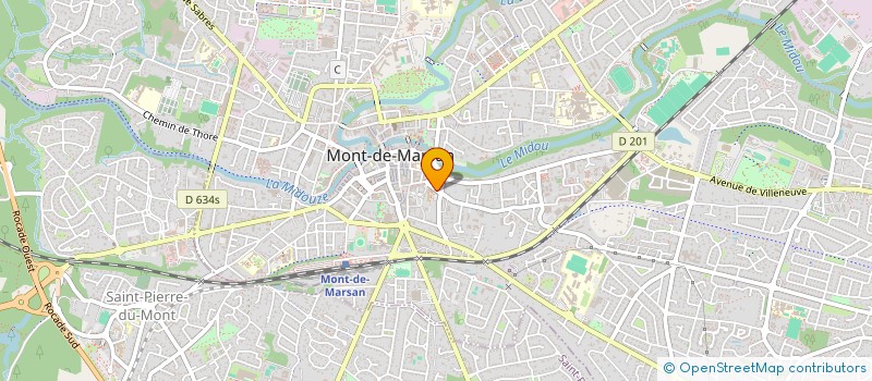 localisation de l'entreprise MONSIEUR REMI DORO  MONT-DE-MARSAN