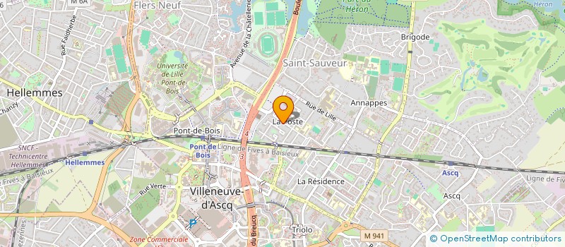 localisation de l'entreprise MONSIEUR REMI DOS  SANTOS à VILLENEUVE-D'ASCQ