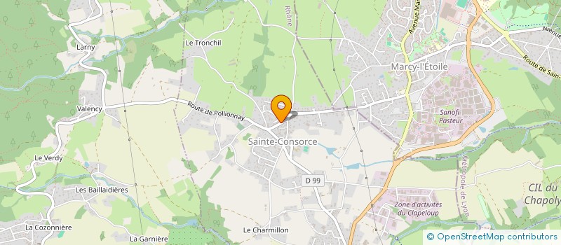 localisation de l'entreprise MONSIEUR REMI DROUET  SAINTE-CONSORCE