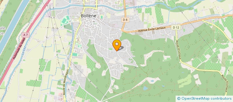 localisation de l'entreprise MONSIEUR REMI DU VERDIER  BOLLENE