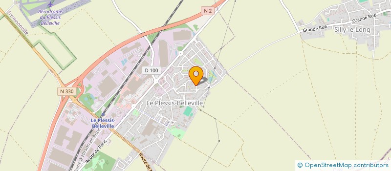 localisation de l'entreprise MONSIEUR REMI DUCREAU à LE PLESSIS-BELLEVILLE