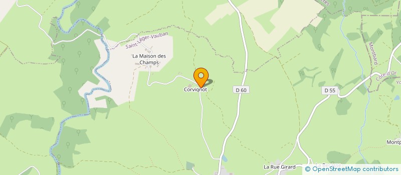 localisation de l'entreprise MONSIEUR REMI DUCROT  SAINT-LEGER-VAUBAN