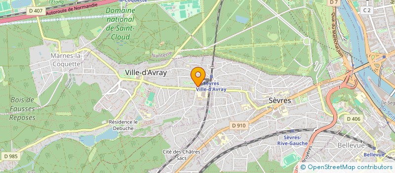 localisation de l'entreprise MONSIEUR REMI DUPUIS à SEVRES