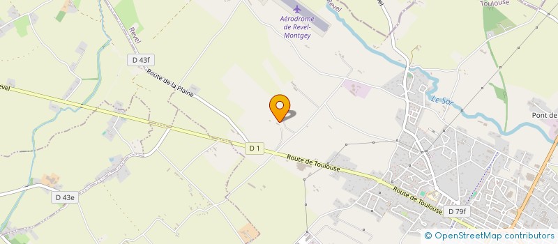 localisation de l'entreprise MONSIEUR REMI DURON  REVEL