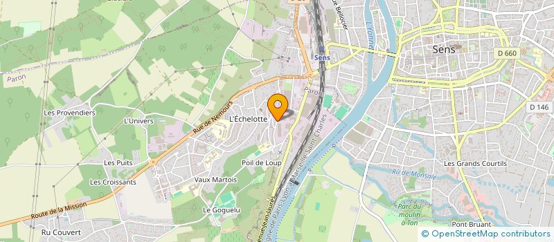 localisation de l'entreprise MONSIEUR REMI DZIEGEL  COURTOIS-SUR-YONNE