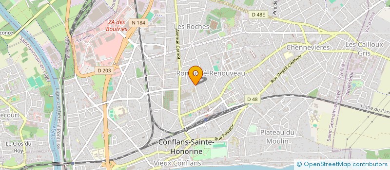 localisation de l'entreprise MONSIEUR REMI EGOND  CONFLANS-SAINTE-HONORINE