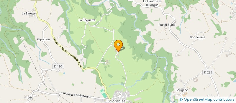 localisation de l'entreprise MONSIEUR REMI ENJALBERT à COLOMBIES