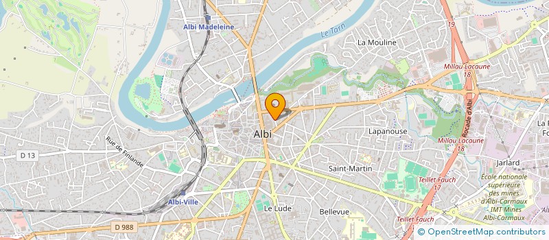 localisation de l'entreprise MONSIEUR REMI ESCANDE à ALBI