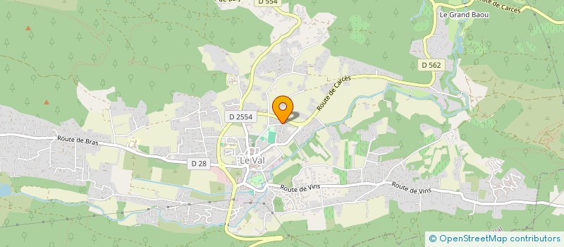 localisation de l'entreprise MONSIEUR REMI ESPINASSE  LE VAL