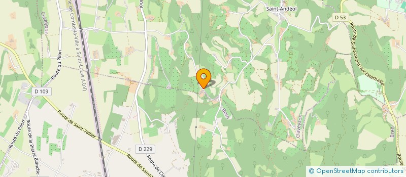 localisation de l'entreprise MONSIEUR REMI EXCOFFON  CLAVEYSON