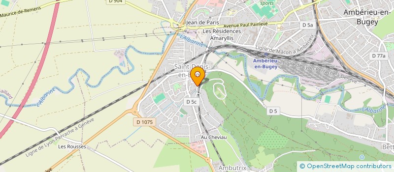 localisation de l'entreprise MONSIEUR REMI EYMARD  SAINT-DENIS-EN-BUGEY