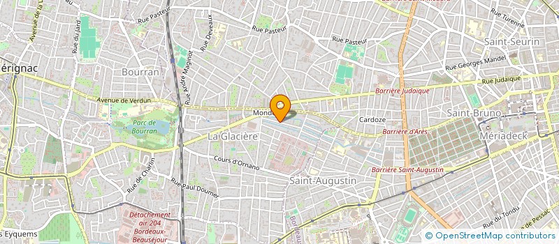 localisation de l'entreprise MONSIEUR REMI FABRE  SAINTES